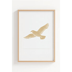 Minimal Doğa Manzarası 3’lü Ahşap Çerçeveli Tablo Seti – Japandi Duvar Dekoru 50x70 cm