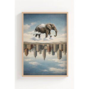 Rüya Ve Bilinçaltı 3’lü Ahşap Çerçeveli Tablo Seti 30x42 cm