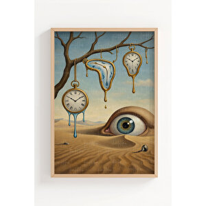 Rüya Ve Bilinçaltı 3’lü Ahşap Çerçeveli Tablo Seti 30x42 cm