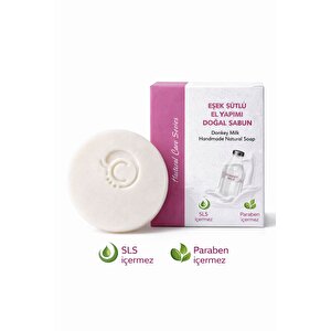 Eşek Sütlü El Yapımı Doğal Oval Sabun - 100 Gr