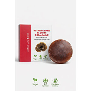 Reishi Mantarlı El Yapımı Doğal Oval Sabun - 100 Gr