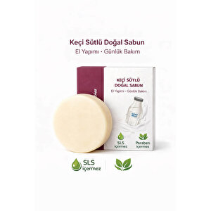 Keçi Sütlü El Yapımı Doğal Oval Sabun - 100 Gr