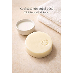 Keçi Sütlü El Yapımı Doğal Oval Sabun - 100 Gr