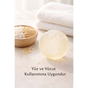 Pirinç Kepeği Özlü El Yapımı Doğal Oval Sabun - 100 Gr