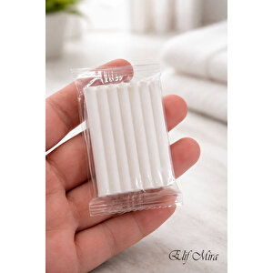 600 Adet 12 Gr Mini Otel Sabunu – Şeffaf Jelatin Sargılı Buklet Misafir Sabunu