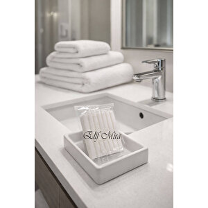 600 Adet 12 Gr Mini Otel Sabunu – Şeffaf Jelatin Sargılı Buklet Misafir Sabunu