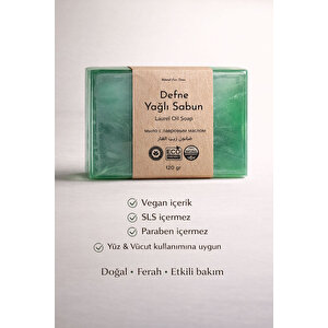 Defne Yağlı Cilt Bakım Sabunu - 120 Gr