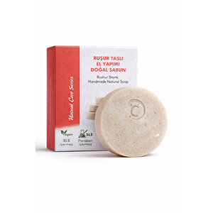Ruşur Taşlı El Yapımı Doğal Oval Sabun - 100 Gr