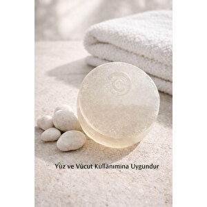 Ruşur Taşlı El Yapımı Doğal Oval Sabun - 100 Gr