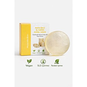 Maya Özlü El Yapımı Doğal Oval Sabun - 100 Gr