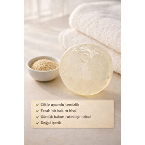 Maya Özlü El Yapımı Doğal Oval Sabun - 100 Gr