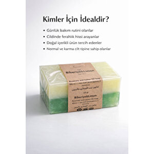 Limon & Biberiye Yağlı Cilt Bakım Sabunu- 120 Gr
