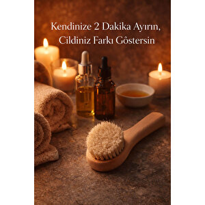 Doğal At Kılı Yüz Bakım Fırçası