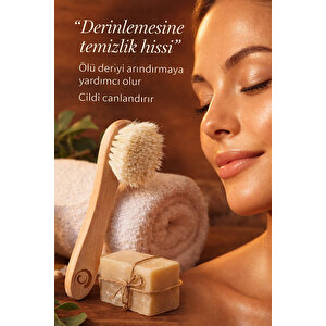 Doğal At Kılı Yüz Bakım Fırçası