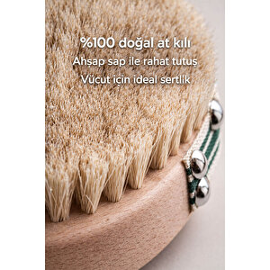 Selülit Karşıtı Doğal At Kılı Fırça