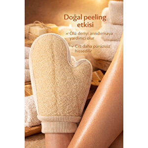 Kabak Lifli Parmaklı Eldiven Vücut Kesesi