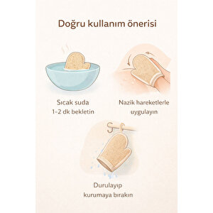 Kabak Lifli Parmaklı Eldiven Vücut Kesesi