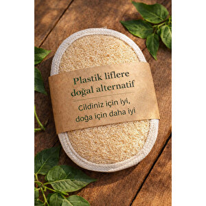 Kabak Lifli Oval Lastikli Yüz Ve Vücut Kesesi