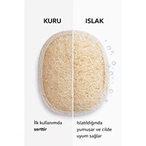 Kabak Lifli Oval Lastikli Yüz Ve Vücut Kesesi