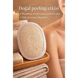 Kabak Lifli Oval Lastikli Yüz Ve Vücut Kesesi