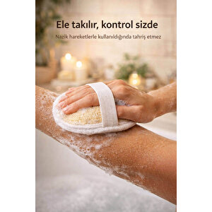 Kabak Lifli Oval Lastikli Yüz Ve Vücut Kesesi