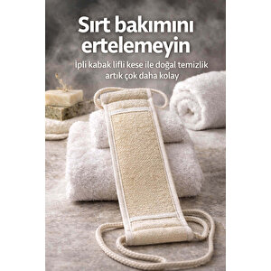 Kabak Lifli İpli Kemer Uzun Sırt Kesesi