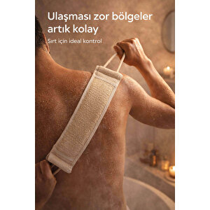 Kabak Lifli İpli Kemer Uzun Sırt Kesesi