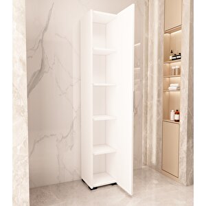 Bella Çok Amaçlı Banyo Dolabı, Portmanto,ayakkabılık - Beyaz Beyaz