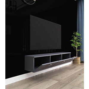 Sıla 150 Cm Duvara Monte Tv Sehpası Antrasit