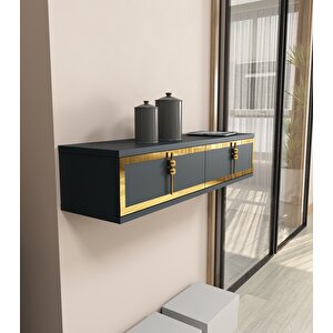 Skyt Duvara Monte Dresuar Antrasit-Altın Antrasit