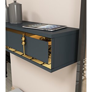 Skyt Duvara Monte Dresuar Antrasit-Altın Antrasit