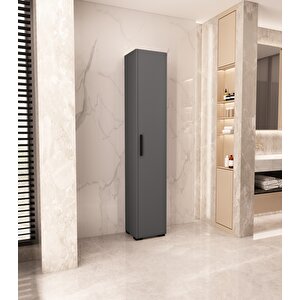 Bella Çok Amaçlı Banyo Dolabı, Portmanto,ayakkabılık- Antrasit Antrasit