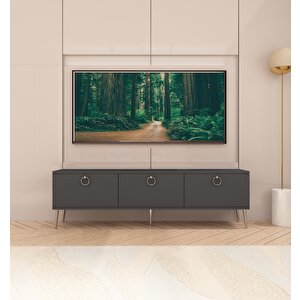 Milan 150 Cm Tv Sehpası Antrasit Antrasit