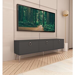 Milan 150 Cm Tv Sehpası Antrasit Antrasit