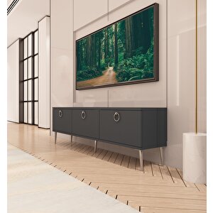 Milan 150 Cm Tv Sehpası Antrasit Antrasit