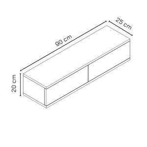 Skyt Duvara Monte Dresuar Beyaz-Altın