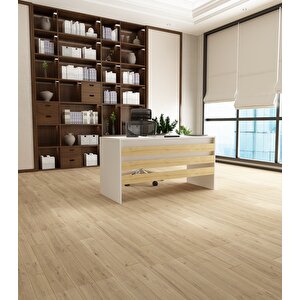 Karin Çalışma Ofis Masası | Beyaz-Safirmeşe