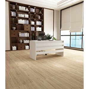 Karin Çalışma Ofis Masası | Beyaz-Beyaz Beyaz