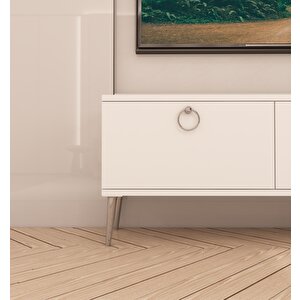 Milan 150 Cm Tv Sehpası Beyaz