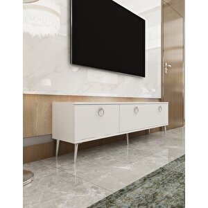Milan 150 Cm Tv Sehpası Beyaz