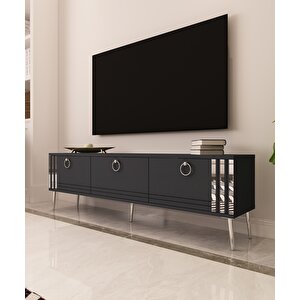 Lora Tv Ünitesi Antrasit-Gümüş Antrasit Gümüş