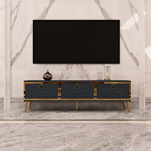 Palo Altın Tv Ünitesi Antrasit-Altın Antrasit