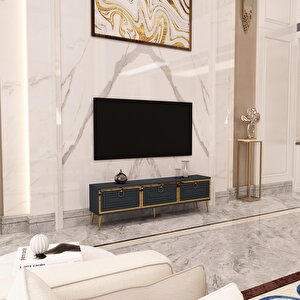 Palo Altın Tv Ünitesi Antrasit-Altın Antrasit