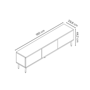 Atlas Tv Ünitesi Beyaz