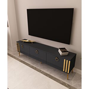 Altın Tv Ünitesi Antrasit-Altın Antrasit