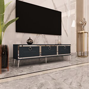 Palo Gümüş Tv Ünitesi Antrasit-Gümüş Antrasit Gümüş