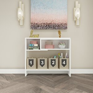 Moma Kahve Köşesi Dresuar beyaz-beyaz Beyaz - Beyaz