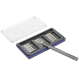 Wp200551 21 Parça Cr-v Duvar Askı Aparatlı Profesyonel Manyetik Tornavida Seti