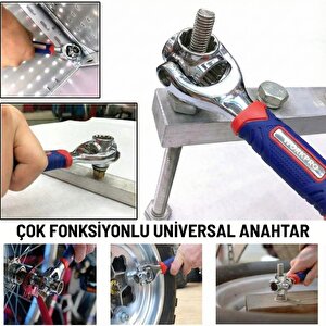 Workpro Wp272018 8 In 1 Mafsallı Çok Fonksiyonlu Profesyonel Lokma Anahtarı