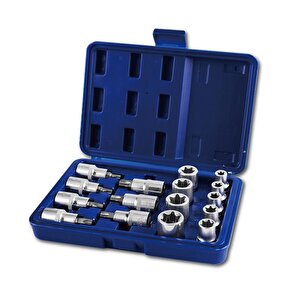 Wp202596 1/2'’ Cr-v 16 Parça Ağır Hizmet Torx Lokma Soketi / Ucu